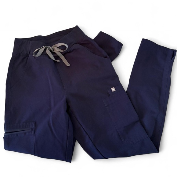 Figs Pants - Figs Women's Navy Straight Leg Yola Pants